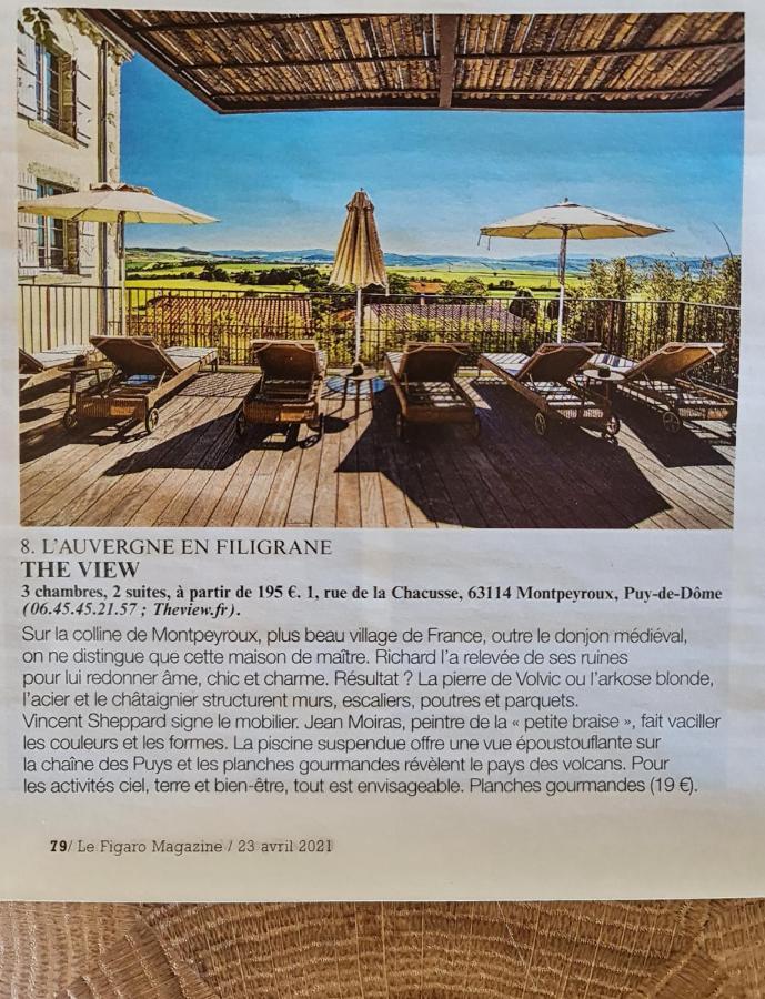 The View - Gite Mont Dore Montpeyroux  Exterior photo
